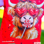 Preview: Bügelbild Lollipop-Cow